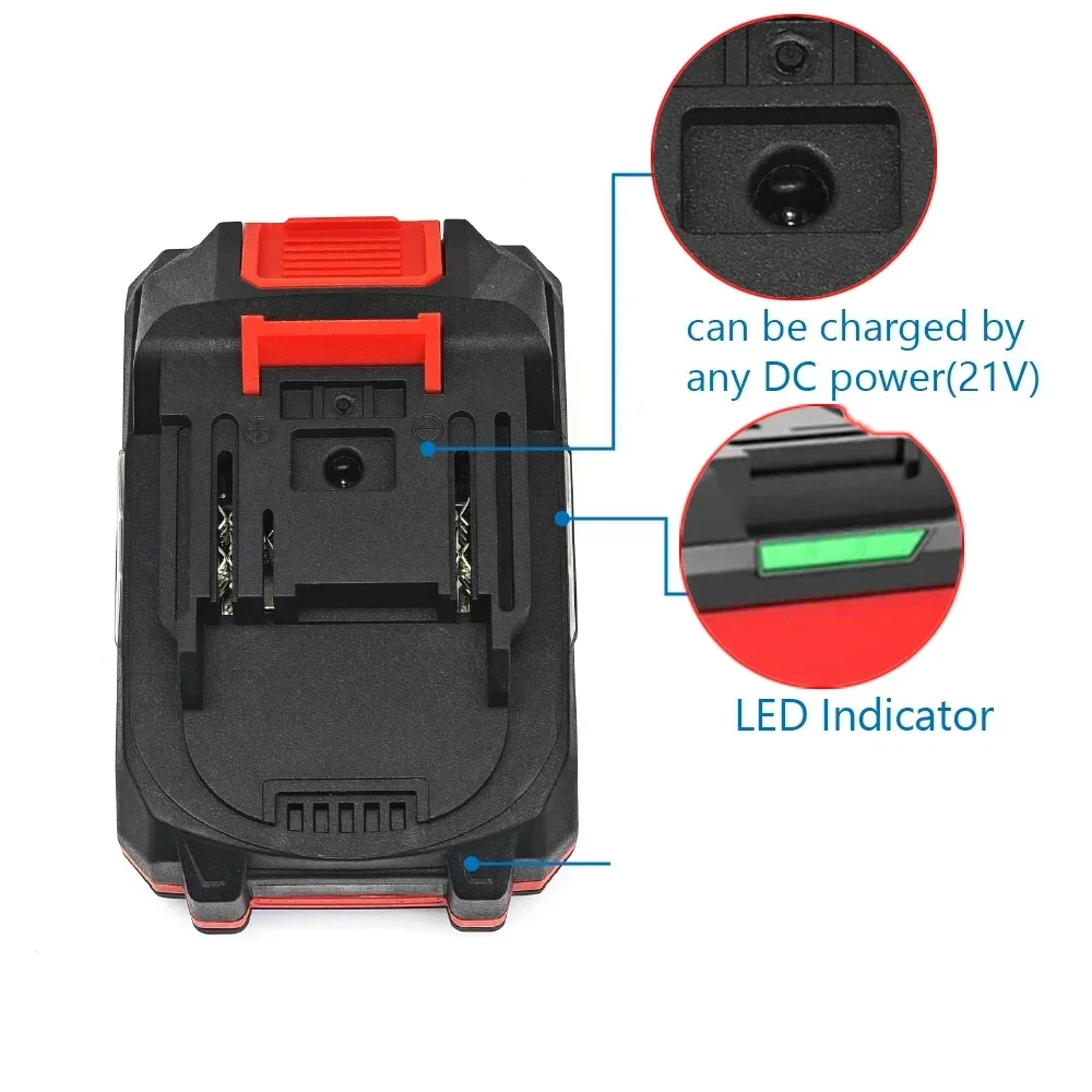 21V 388VF 9000mAh Batteria ricaricabile agli ioni di litio ad alta capacità Trapano a batteria Chiave senza spazzole per utensili elettrici Makita 18V/21V