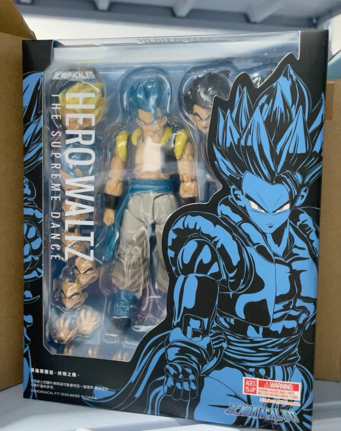

In Stock Demoniacal Fit Super Saiyan Blue Fusion Warrior Collectible Flexible Joints Action Figure Model Toy Collection Gift