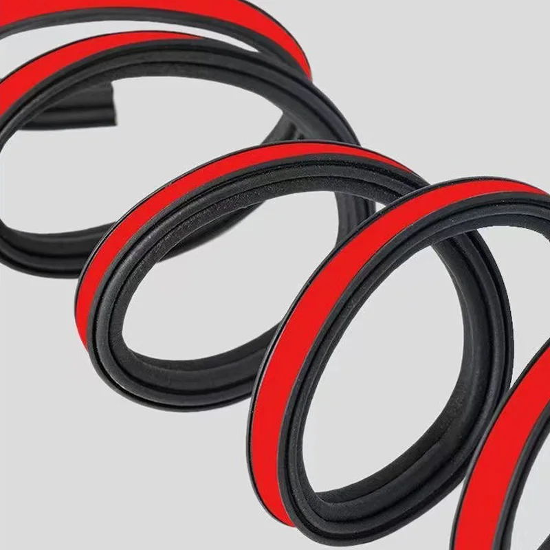 Car Door Rubber Seal Strip 3 Layer Sealing Strip Rubber Seal Protector Car Trunk Hood Sealant Sound Insulation Strip