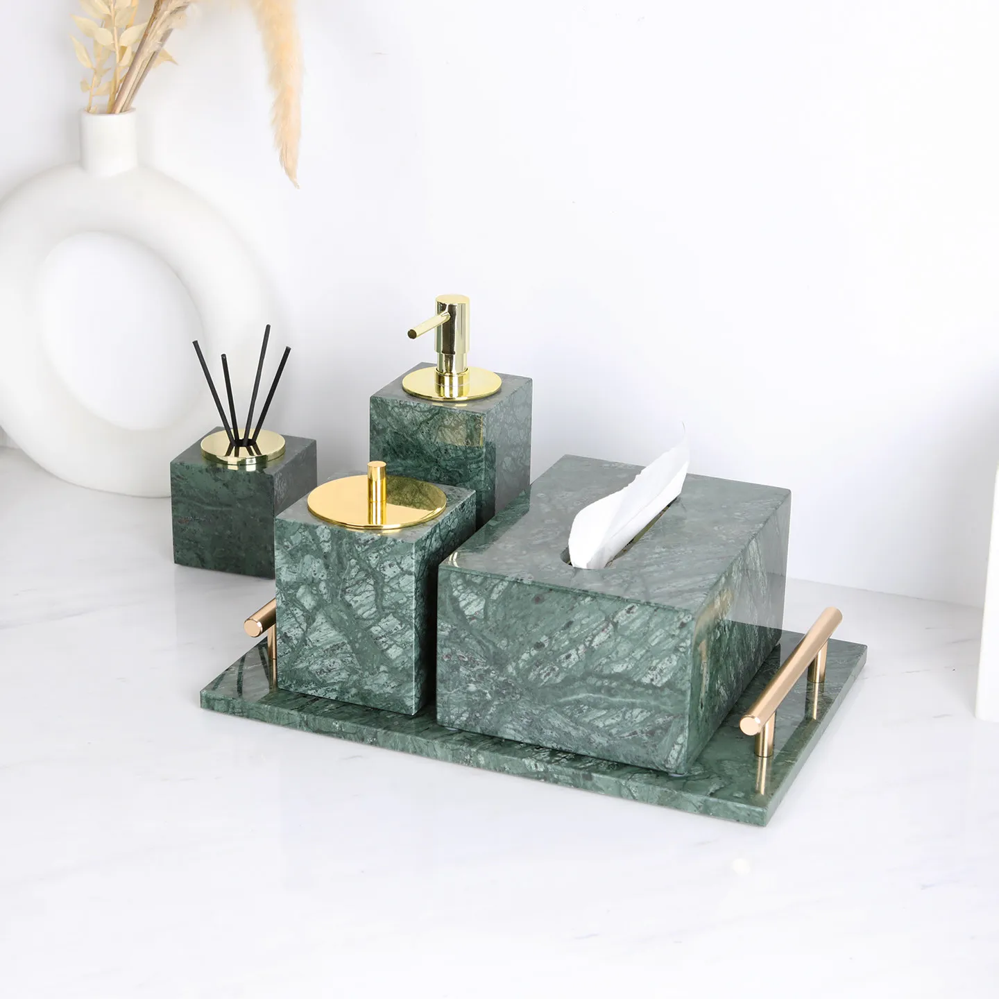 

Hotel aromatherapy light luxury marble wash hand bathroom bathroom ornament