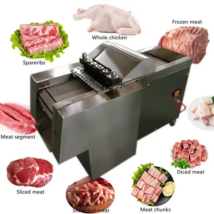 

USA Frozen meat cutter machine cube automatic chicken cutting machine goat dicer beef meat cutting machine