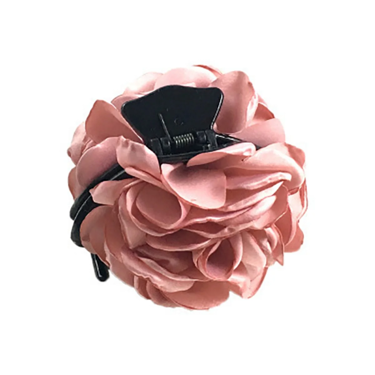 New Korean hair accessories Hair accessories fabric rose flower hair clip tray hair grab clip for ladies image 5