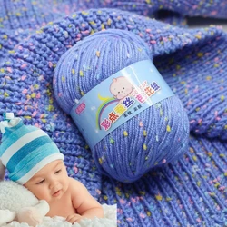 50g/pc Baby Cashmere Cotton Dot Yarn Soft Warm Lanas For Hand Knitting And Crochet Cloth