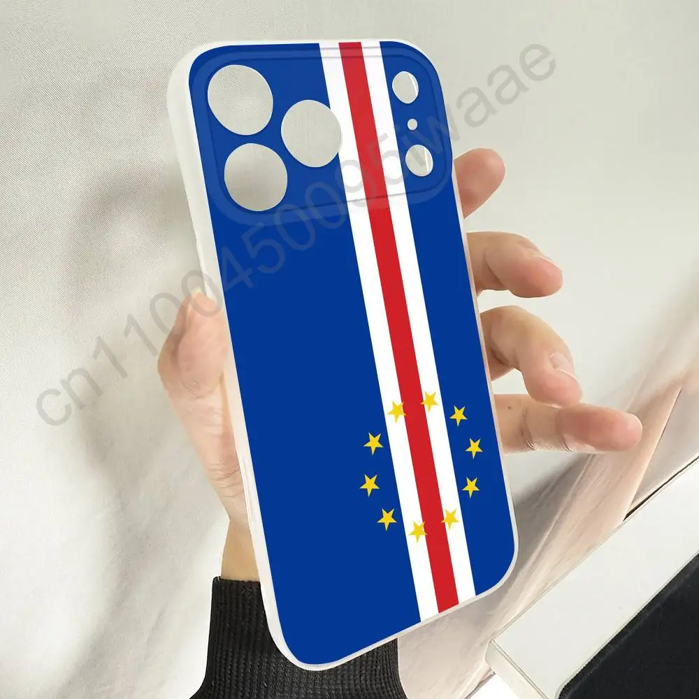 أفريقيا كيب فيردي جواز السفر العلم جراب هاتف آيفون 12,16,11,14,13,17,15,Plus,E,Pro,Max,Air,Mini Magsafe المغناطيسي متجمد #4