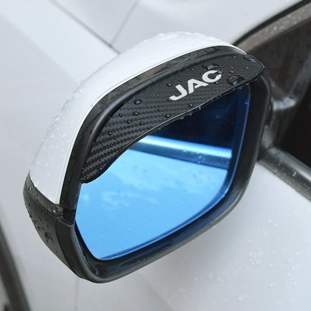 2Pcs Car Rearview Mirror Rain Eyebrow Visor, Protector For JAC J7 J3 S2 J2 JS2 T8 JS4 J5 Refine S3 S7 J4 S4, Auto Accessories
