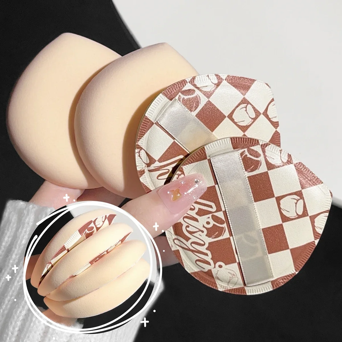 Droge en natte make-up bladerdeegspons zachte Koreaanse stijl schattige elastische marshmallow zacht kussen make-up foundation set