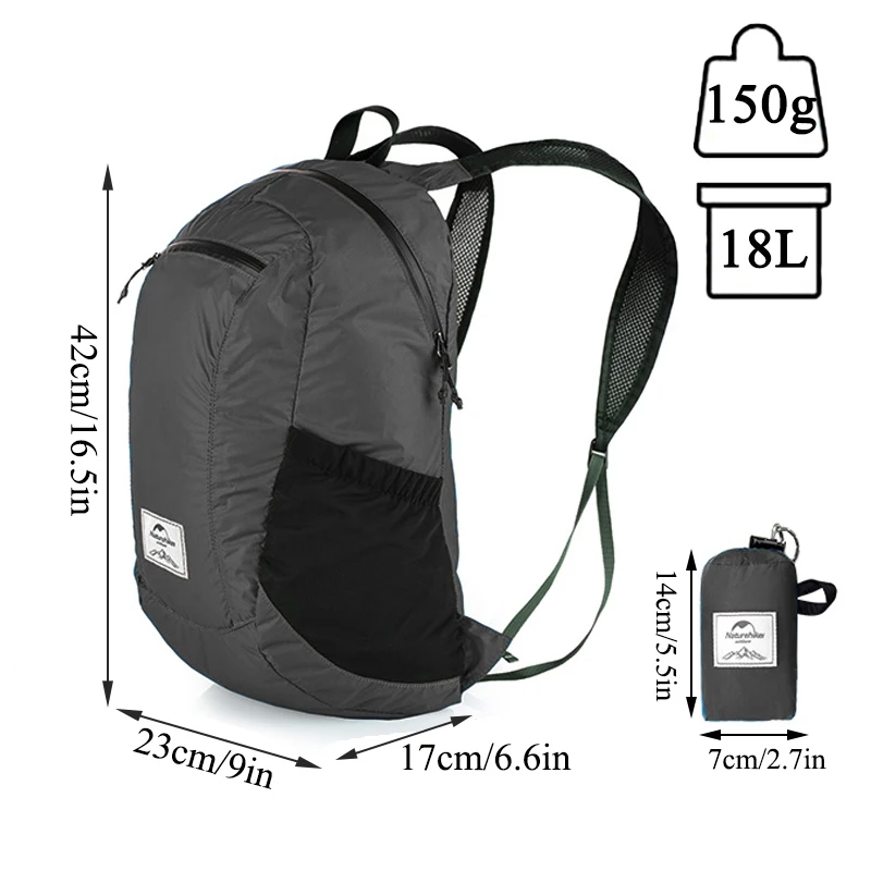 Naturehike 18L Camping Backpack Portable Ultralight Waterproof Nylon Bags Man Outdoor Foldable Sports Travel Hiking Backpack - AliExpress 18 Naturehike 18L Camping Backpack Portable Ultralight Waterproof Nylon Bags Man Outdoor Foldable Sports Travel Hiking Backpack - AliExpress 18