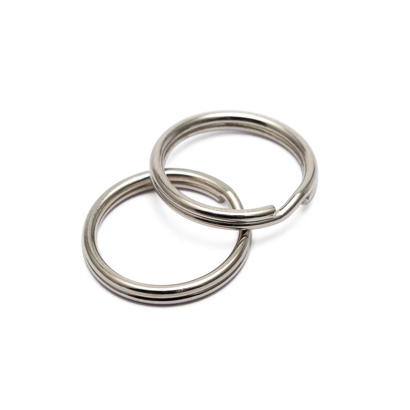 16/20/50mm 50pcs/lot Diy Metal Key Holder Split Rings Unisex Keyring Keychain Keyfob Accessories Keychain Making Accessories