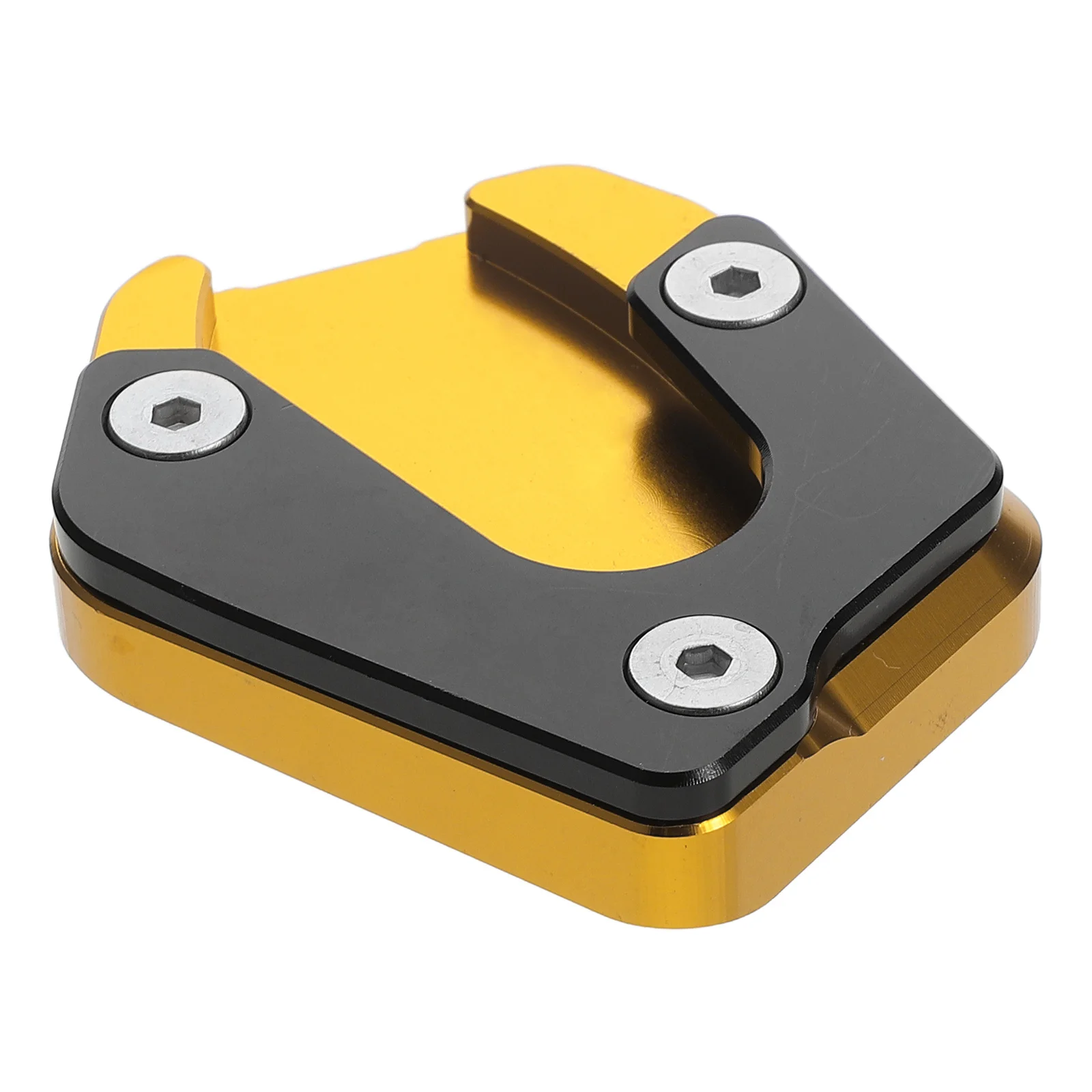 

Motorcycle Kickstand Pad Aluminum Alloy Widened Design for Parking on Grass Sand Snow Anti-Slip Side Stand Extension Motorbike