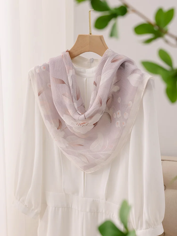 silk-square-scarf-women's-thin-summer-neck-protection-high-end-feeling-scarf-fashionable-korean-style-print-design