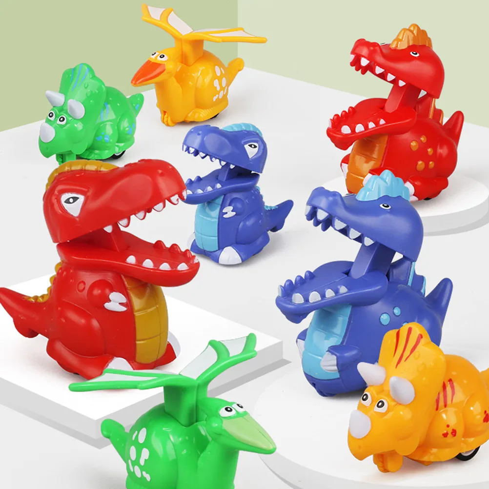 

Набор из 4 машинок-динозавров с инерционным приводом, развивающие игрушки для детей, подарочный набор