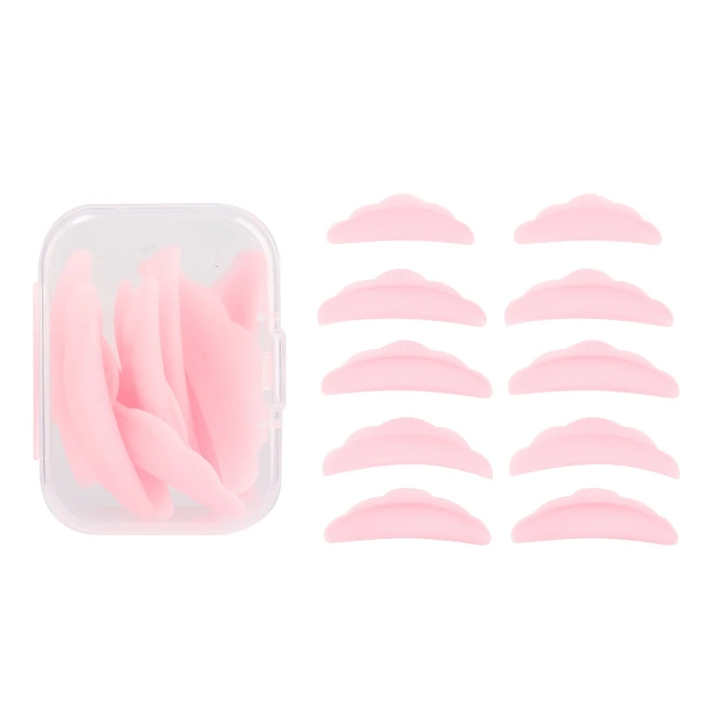 5Pairs Silicone Eyelash Perming lamination Pad Reusable Lash Lifting Rods Kit 3D Lashes Extension Curler Applicator Tools