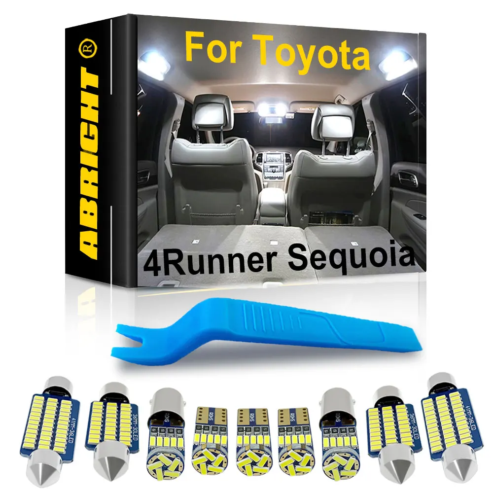 Car Interior Light LED For Toyota 4Runner Sequoia 1989 1990 2001 2003 2005 2006 2008 2011 2012 2018 2019 2020 2021 Canbus Lamp