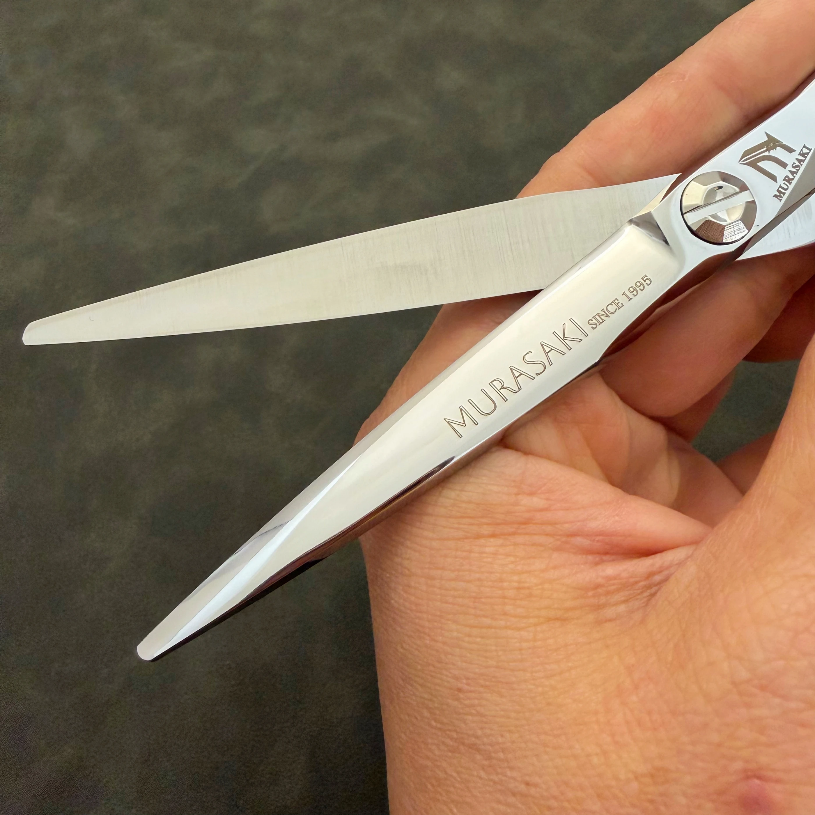 MURASAKI 6 Zoll professionelle CNC-Ausdünnungsschere, hergestellt aus japanischem VG10-Stahl, Friseurschere, erstklassige Haarschneidemaschine – Detail 16