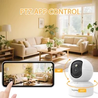 BoyKeep caméra intelligente 2K Protection de sécurité Surveillance Wifi 5G/2.4GHz Vision nocturne intérieure pour bébé 360 °   Audio bidirectionnel panoramique et inclinable K30 6