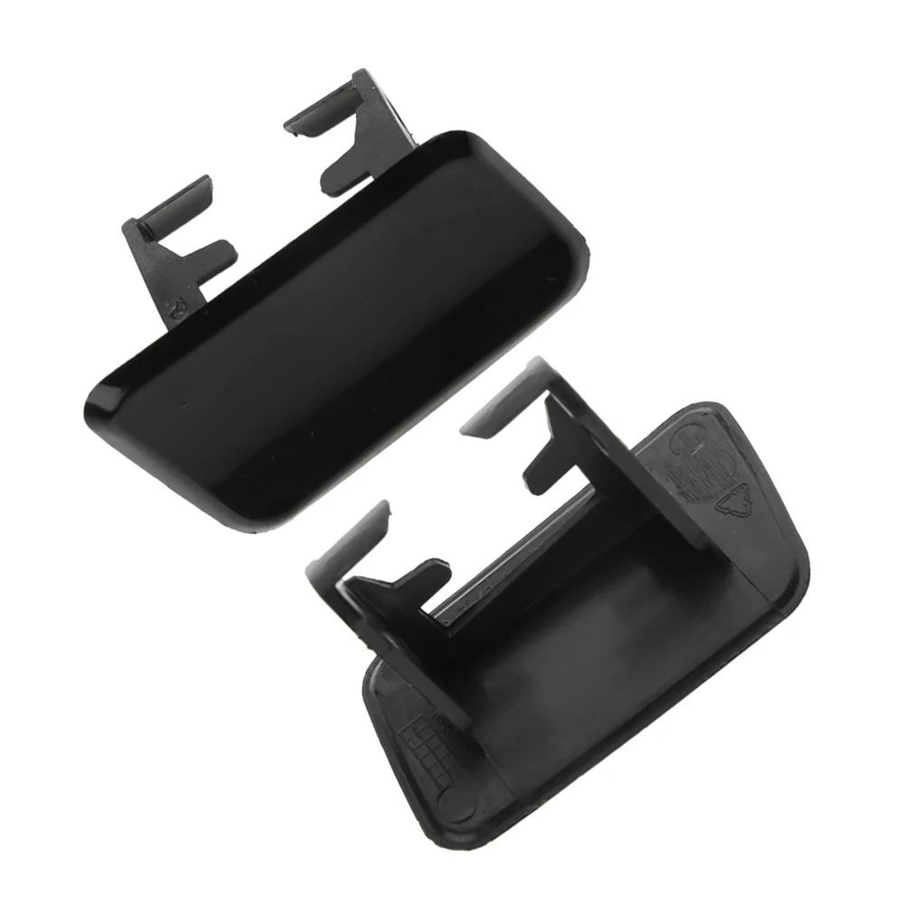

1 Pair Car Headlight Washer Nozzle Cover Cap Black 61673416176 61673416175 For BMW X3 E83 2004 2005 2006 2007 2008 2009 2010