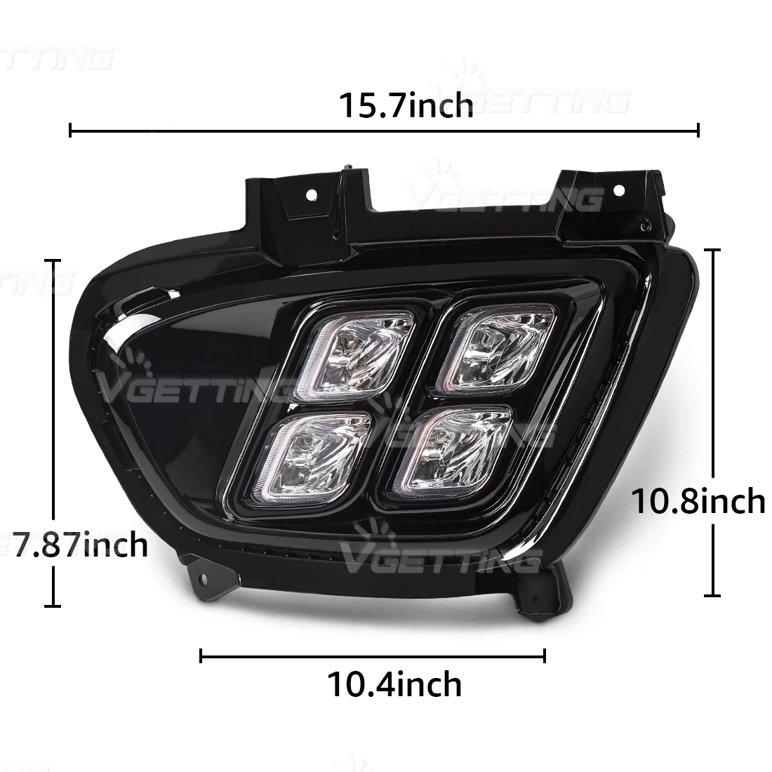 For KIA Sorento 2015 2016 2017 LED Fog Lamps Car DRL Daytime Running Lights US Asia Type Front Bumper Headlights Car Accessories