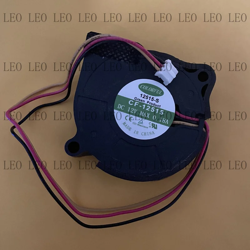 MY 1pcs For COLORFUL CF-12515 DC12V 0.18A 5015 turbo fan blower fan 3pin