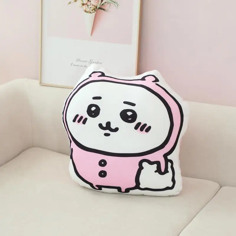 Chiikawa Cartoon Jiikawa Japanese Self-deprecating Bear Cute Pillow Doll Cushion Sofa Home Furnishings for Women