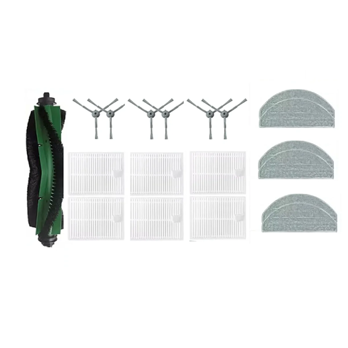 19 Uds para Conga 7490 Ultimate Home Genesis/Lubluelu L20 accesorios de Robot de barrido piezas de limpiador reemplazo M14K