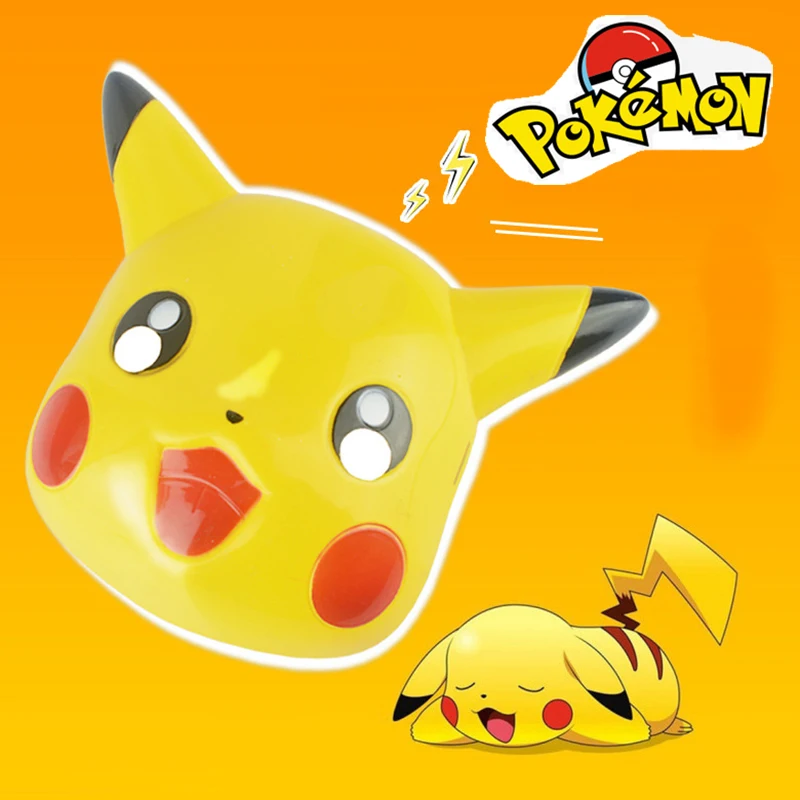 Masque Cosplay Pokémon Pikachu pour Enfants, Décoration de ixd'Anniversaire, Costume fur s Up Masade, Fournitures Tim, Cadeaux pour Bol et Garçons