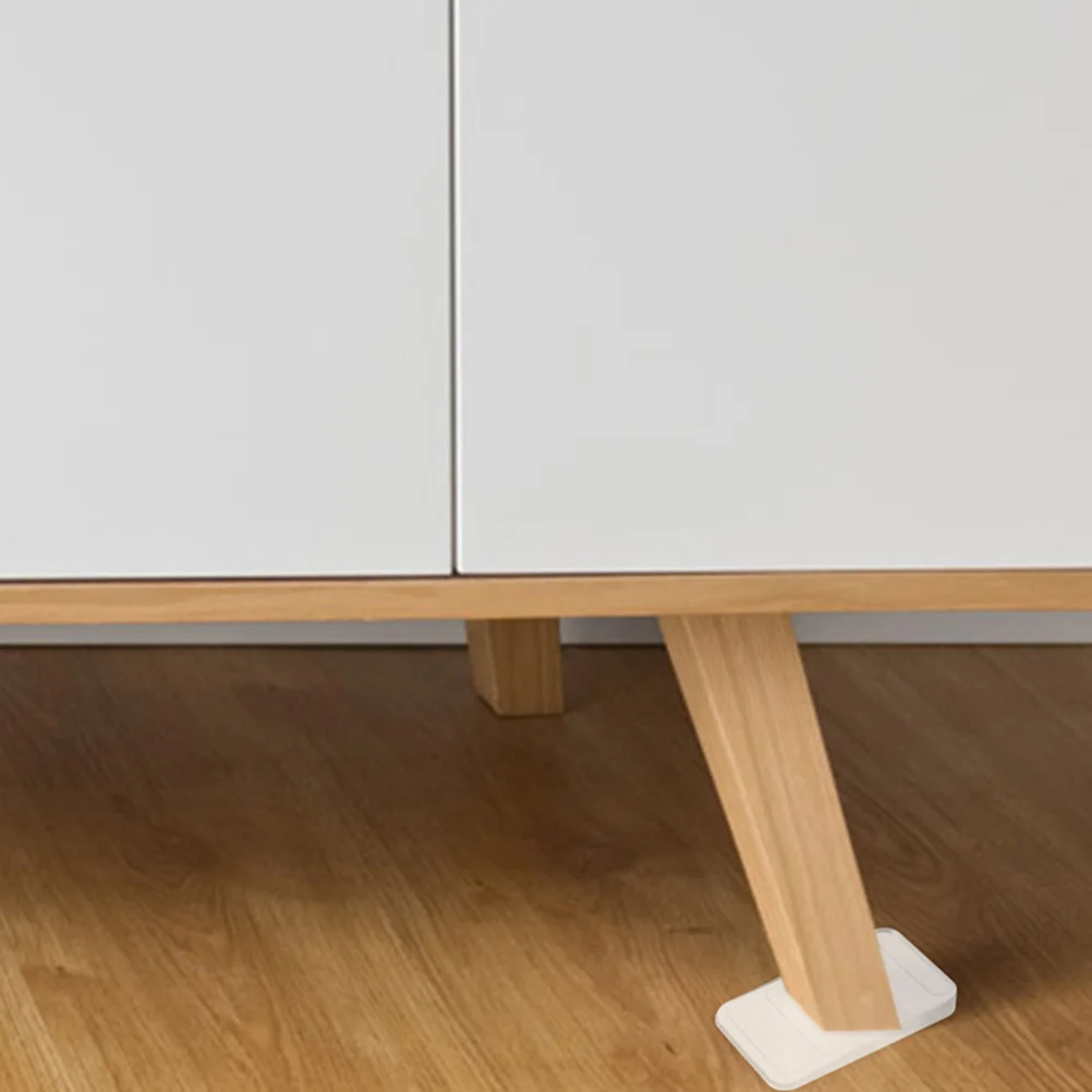 

8Pcs Leveling Shims for Furniture Plastic Wedge Shim Set Clear Table Bed Dresser Leveler Fix Uneven Floor Home