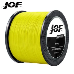JOF Braided Line Fishing Line 8 Strands Fishing Thread Multifilament Line Braided Cord Lived For Silk Line 300M 500M 1000M