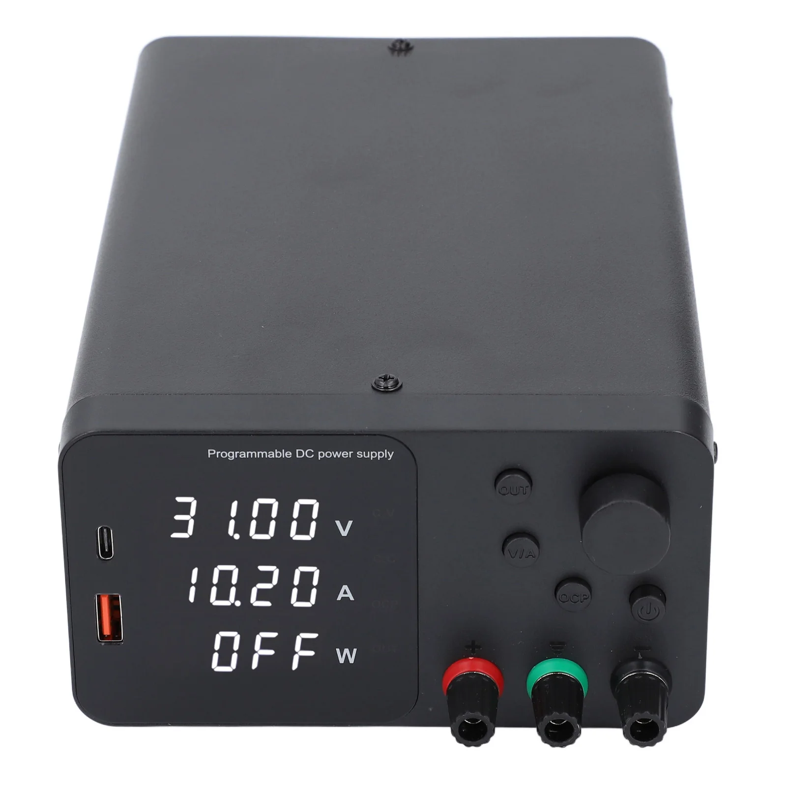 

DC Power Supply Variable 0‑30V 0‑10A Adjustable Switching Regulated for Lab Bench High Accuracy 4 Digits LCD Display