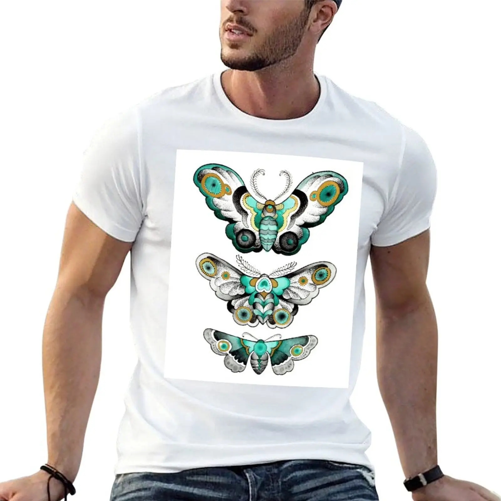 

Moths T-Shirt t shirt man designer anime tshirt man tshirt T-shirt