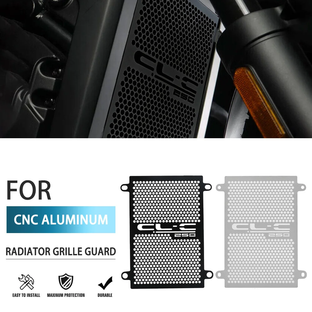 For CFMOTO CF MOTO 250 CL-C 250 CLC 250CLC 250CL-C 2024 2025 Motorcycle Aluminum Radiator Grille Cover Guard Protection Protetor