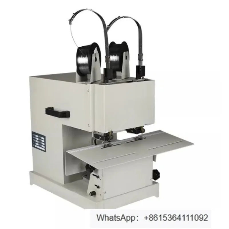 ZD-7 Wire Binding Machine, Double Head Electric Riding Stapler, Medium Seam Stapler A3 Extended Nail This Machine says