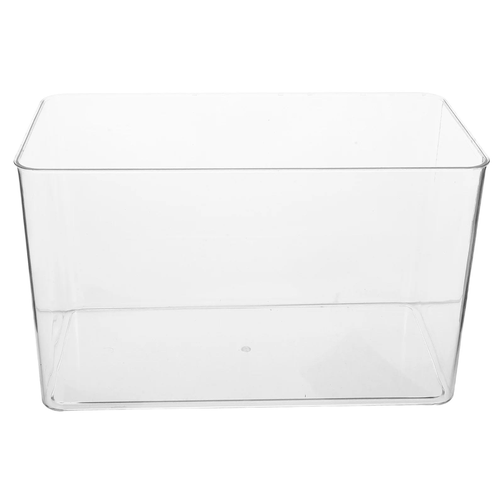 

Mini Aquarium Desktop Small Fish Tank For Betta Turtle Plastic Reptile Breeding Box Transparent Ecological Landscape Terrarium