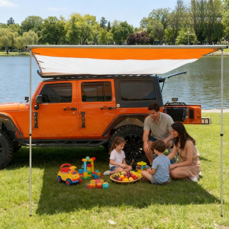 Hot Selling Waterproof ABS Roof Shelter Vehicle SUV Car Side Awning Cam High Quality