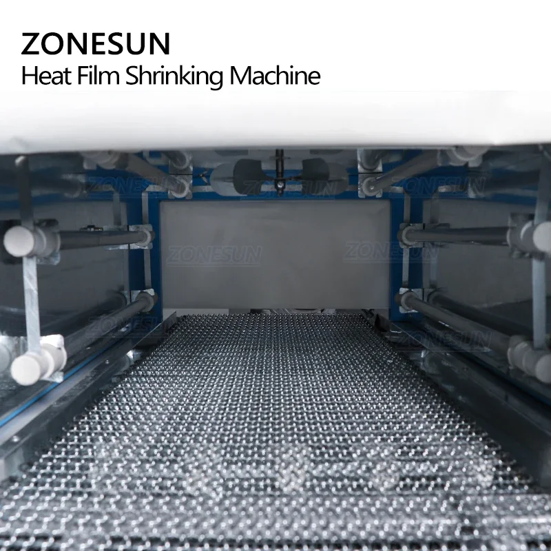 ZONESUN Automatic Cosmetics Ear Phone Boxes Book Food Shoes Heat Film Shrinking Wrapping Packing Machine