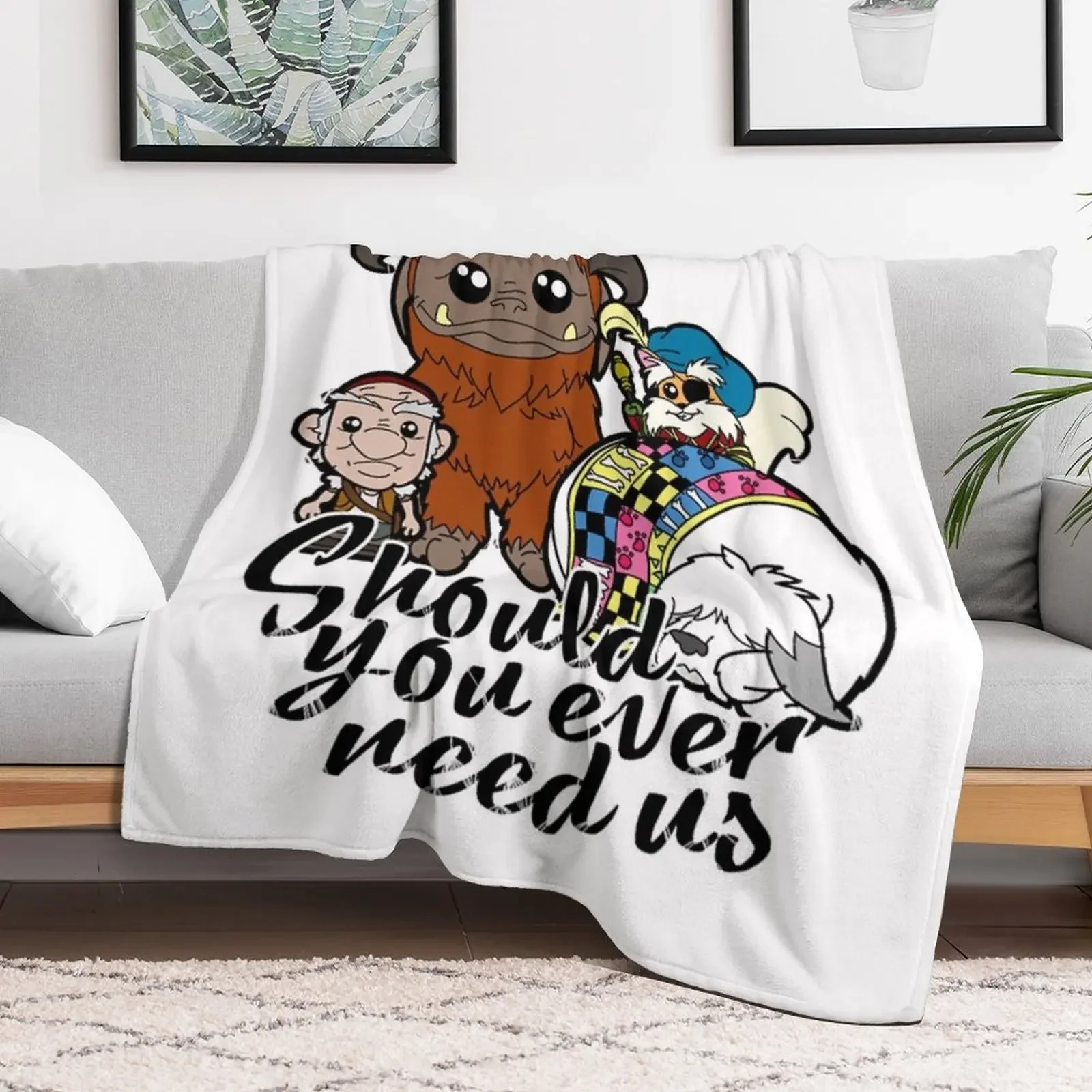 Funny Should you ever need us Throw Blanket Luxury Brand warm for winter Kid'S Thermal Blankets