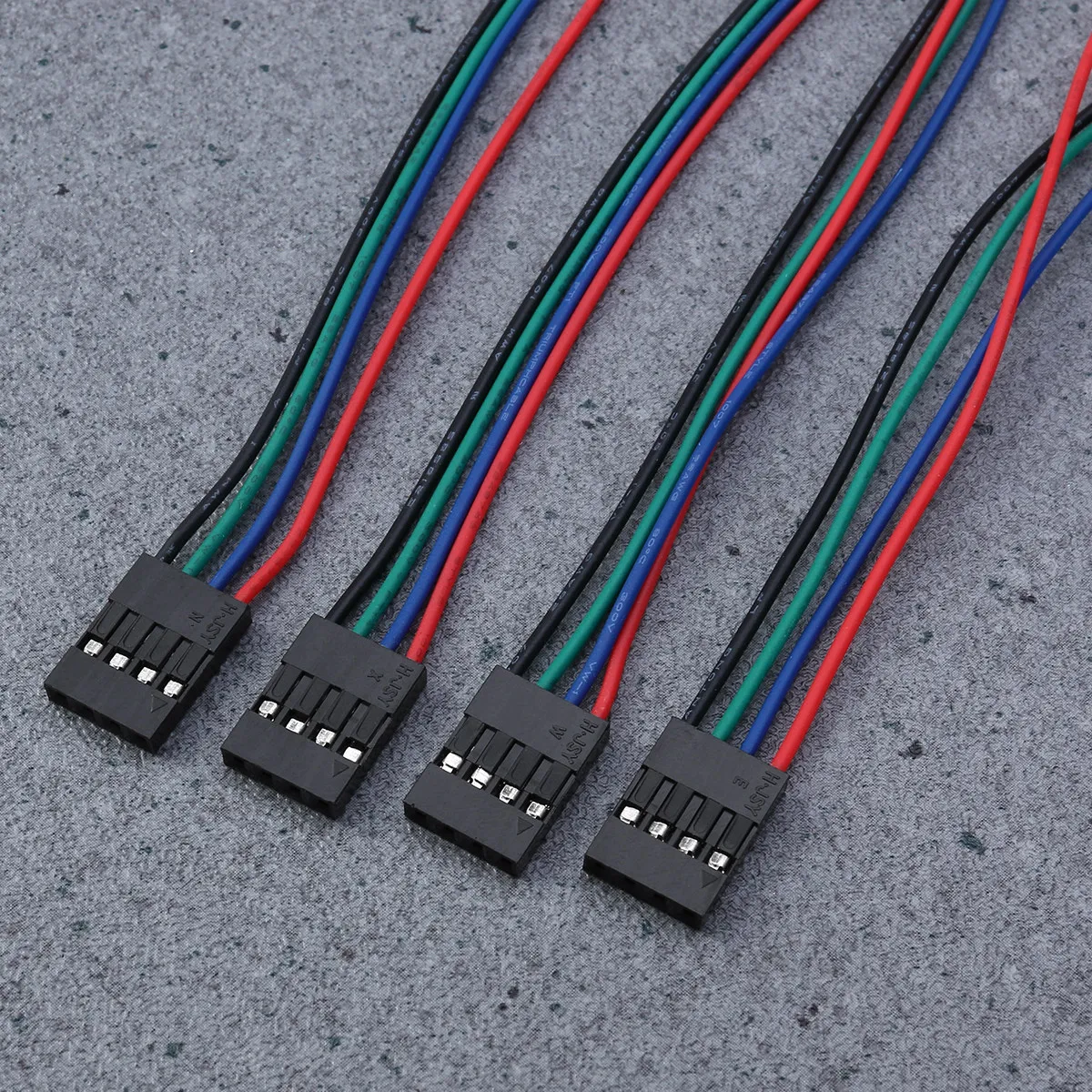 4Pcs Stepper Motor Cable Terminal High Quality Compatible with 6 Pin Jst and 4 Pin Ramps Board for 17 Bipolar Stepper Motor