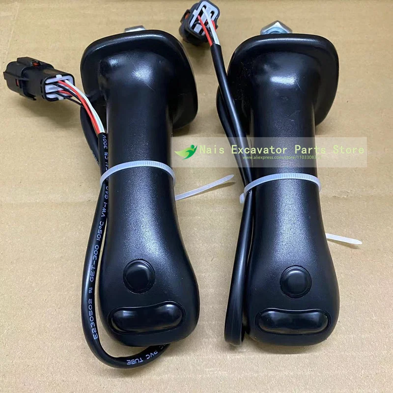 For Daewoo Doosan DH DX150 215 225 300 370-9C Left 3 Buttons Excavator Joystick Assy Handle Gears Excavator Parts Interior Parts