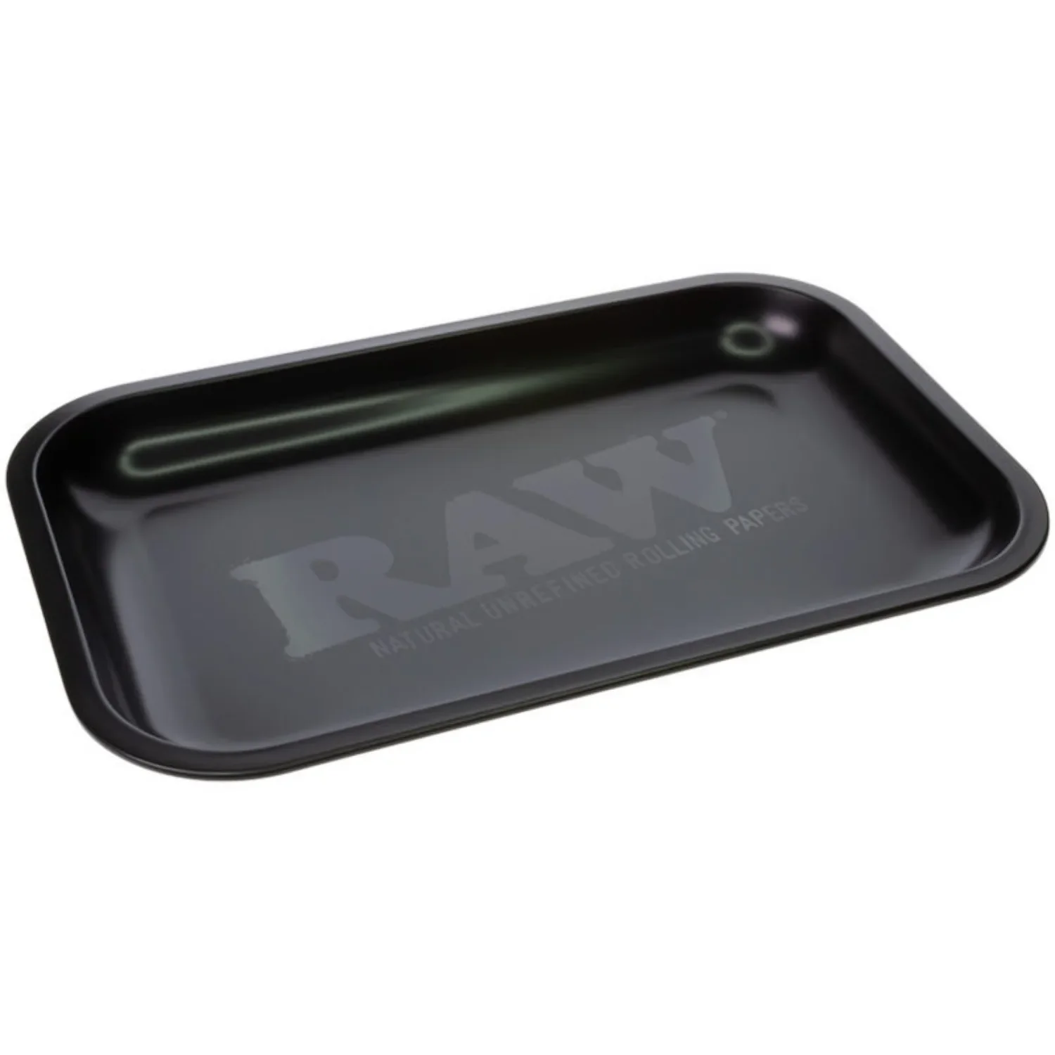 RAW Matte Black Murder\'d Cigarette Rolling Tray |