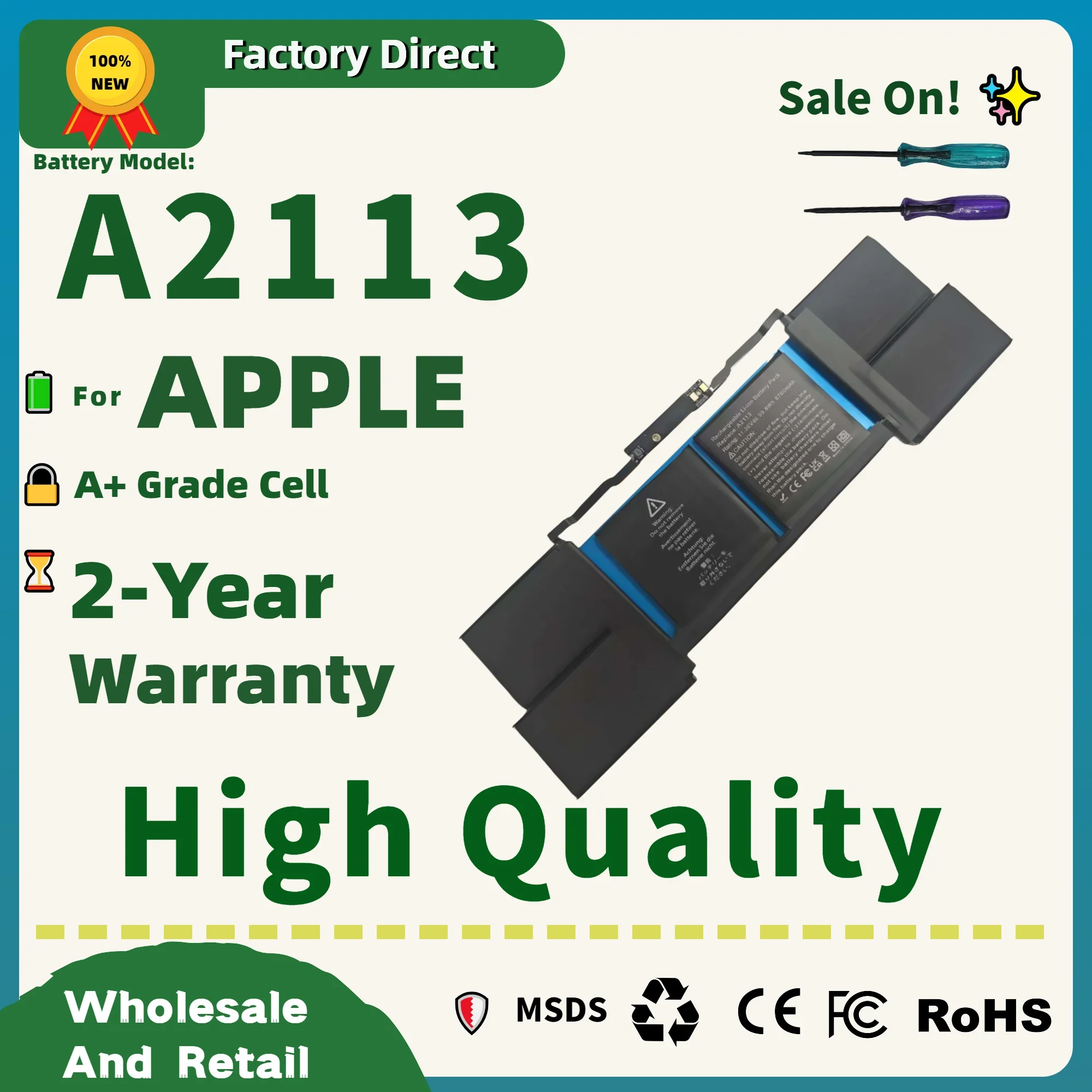 

Прямо с завода! Аккумулятор A2113 для MacBook Pro 16" A2141 (2019) | EMC 3347 BTO/CTO MVVx2xx/A | Бесплатный инструмент + 2 года гарантии