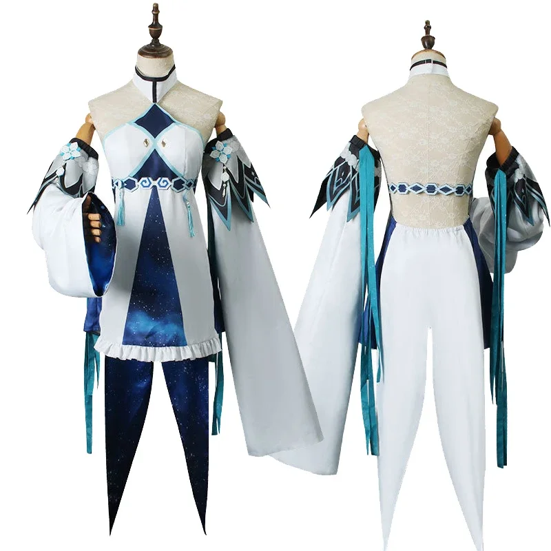 Guizhong cosplay costume Genshin impact Gui Zhong cosplay wigs haagetus uniform outfit cosplay costume full set