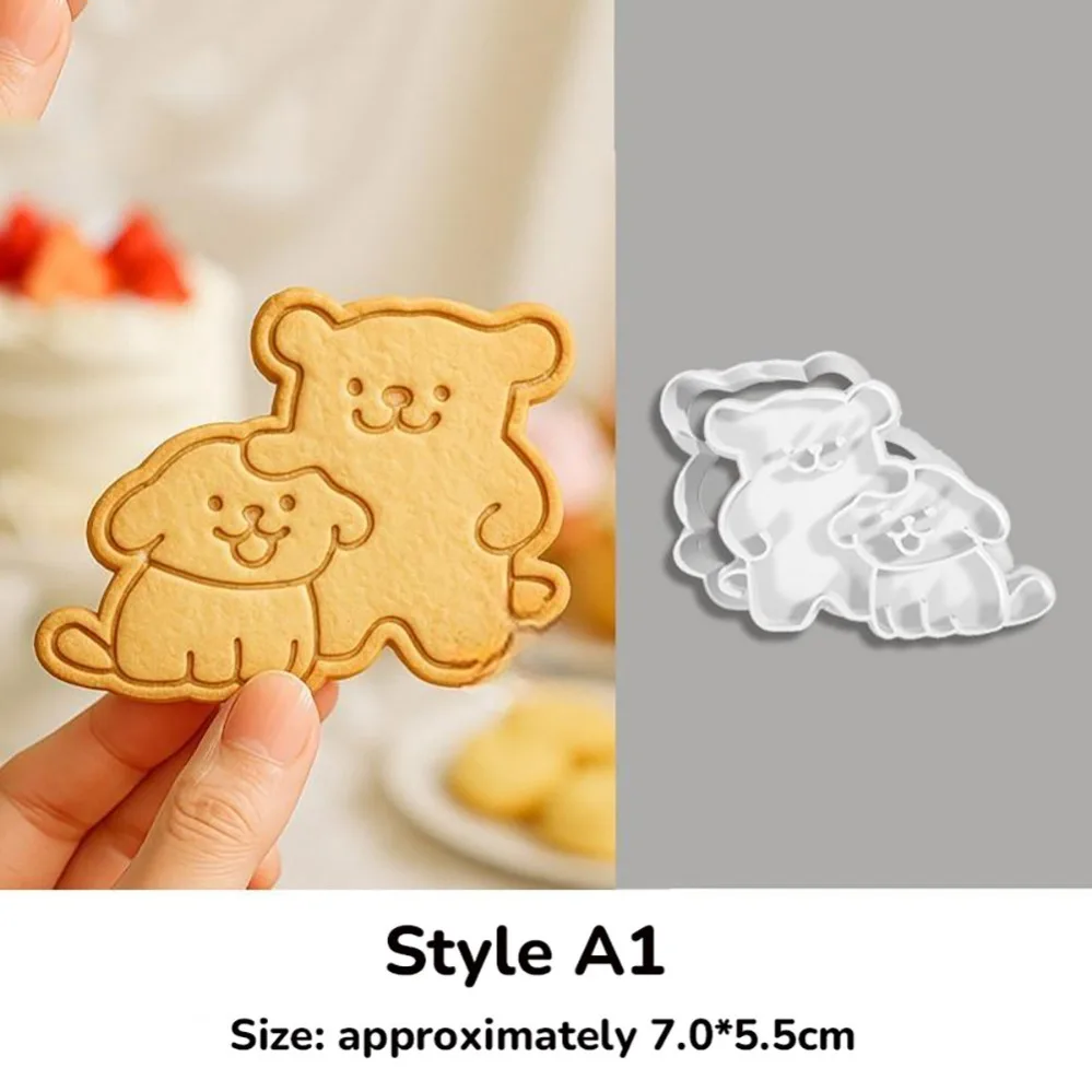 Maltese Puppy Cookie Mold Stamp Cute Cookie Cutters Biscuit Mold Kitchen Baking Pastry Bakeware DIY Tools