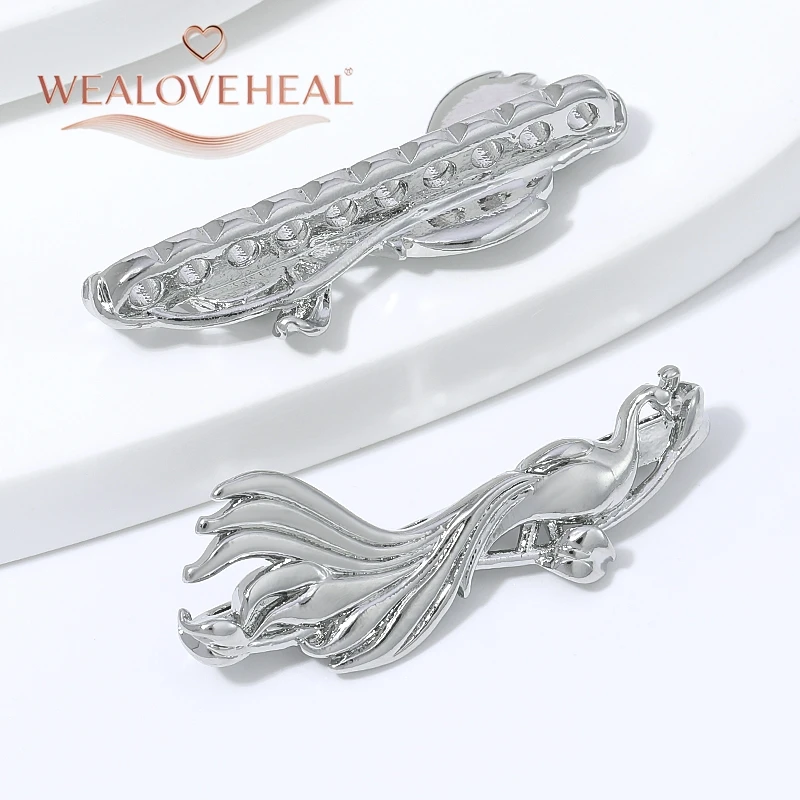 18K vergoldete Messing-Abstandsperlen in Pfauenfeder-Optik, Mehrfachloch-Verbinder für DIY-Schmuckherstellung, Perlenarmband- und Halskettenzubehör – Detail 18