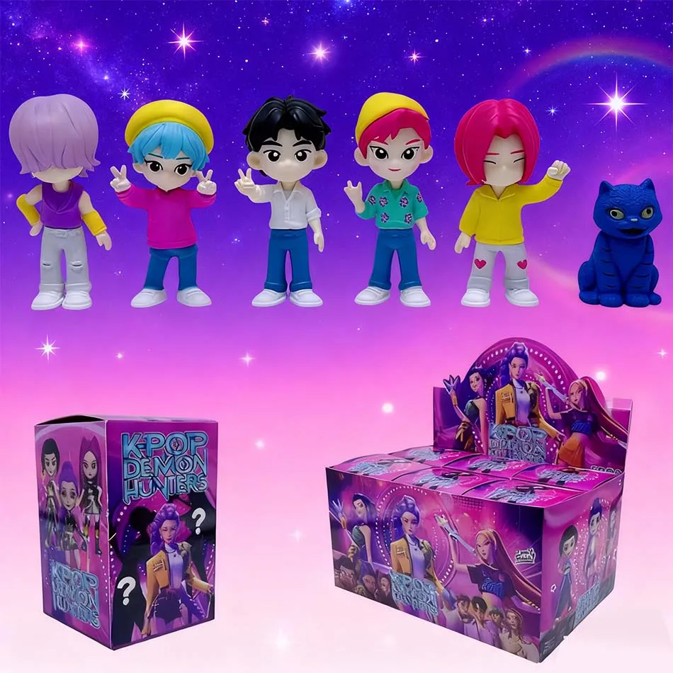

2025 Лидер продаж аниме KPop Devil Hunter кукла виниловая игрушка Rumi Mira Zoi персонаж виниловая маска слепая коробка орнамент игрушка Рождественский подарок