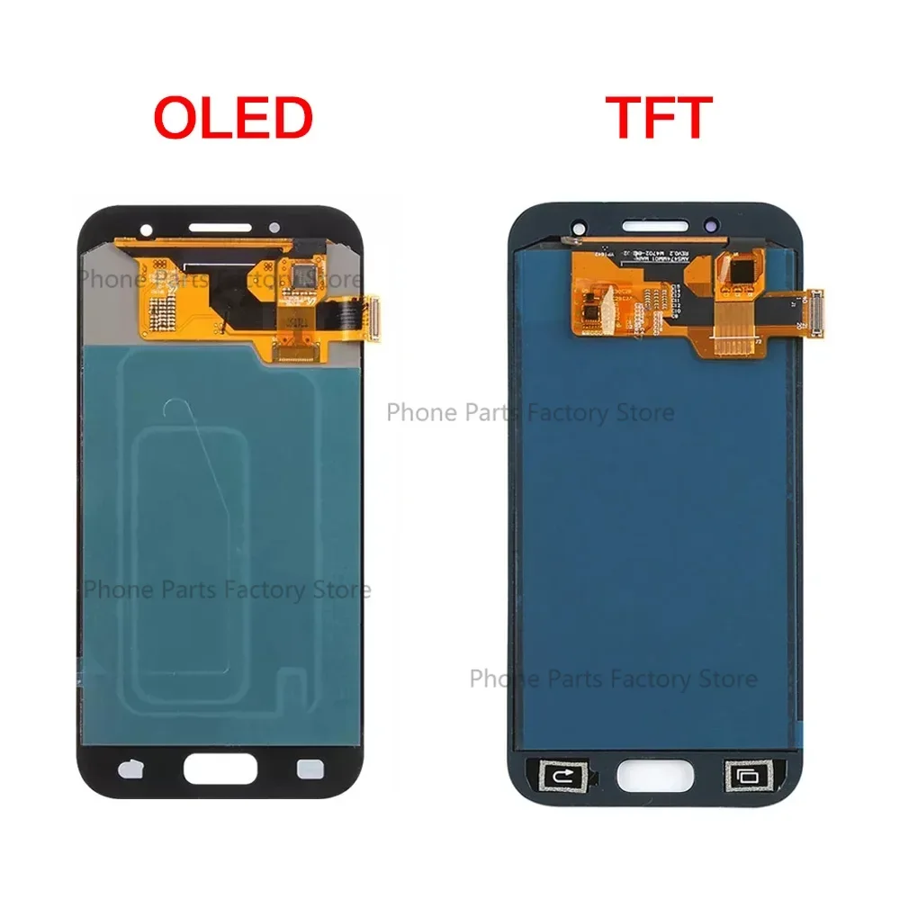AMOLED LCD Can Adjust Brightness LCD For Samsung Galaxy A3 2017 A320 LCD Display Touch Screen Digitizer Assembly + Tools + Glue