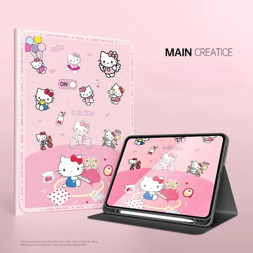 HelloKitty para Samsung Pad funda Galaxy TAB S8 S9 S10 S11 Plus FE 11 pulgadas 12,4 pulgadas 13,1 pulgadas funda para tableta A9 A7LITE 8,7 pulgadas funda protectora