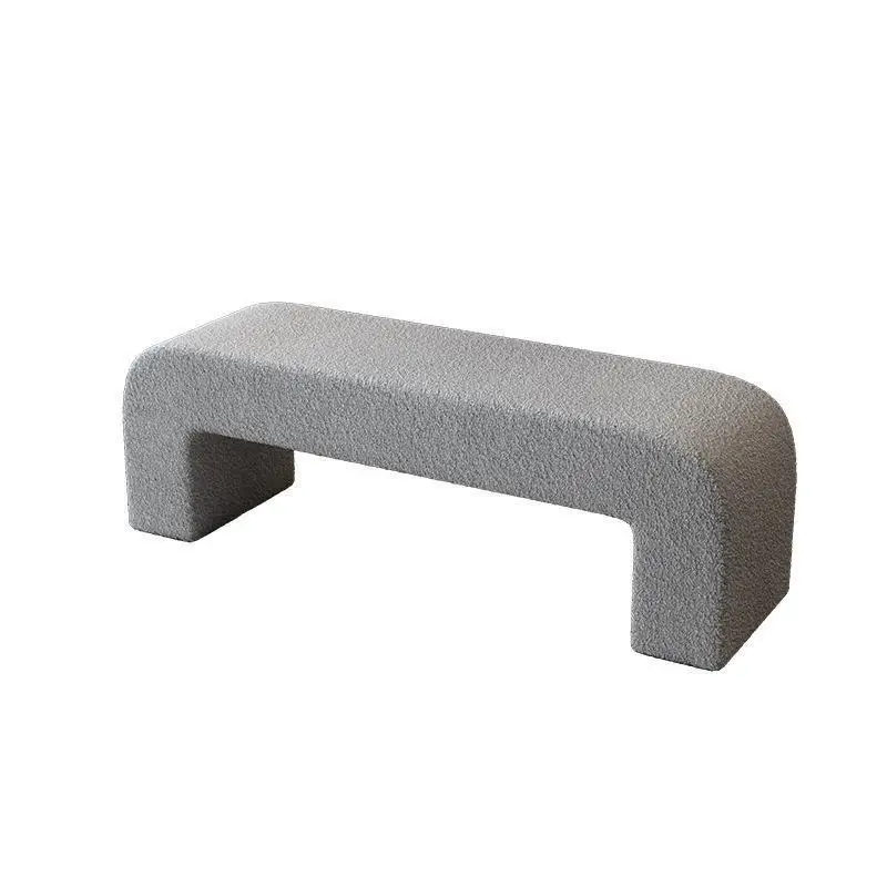 

Nordic cream style bedroom bench bedside bench couch light luxury creative Internet celebrity bench