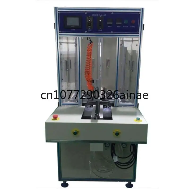 Three-In-One Edge Ironing, Trimming and Folding Machine for Extra Large Pouch Battery Casing