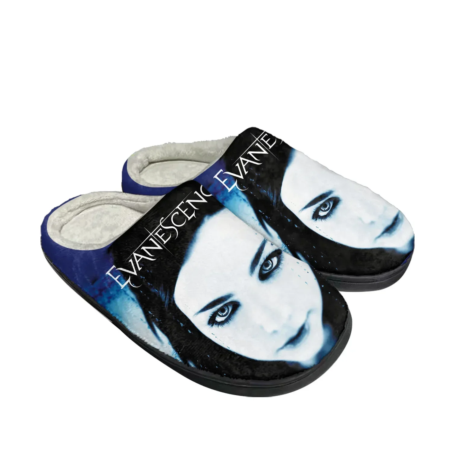 

Домашние хлопковые тапочки Evanescence для мужчин и женщин, плюшевые, для спальни, повседневные, теплые, термостойкие, для дома, с возможностью индивидуального дизайна