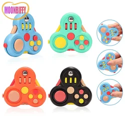 Magic Rotating Magic Bean Cube Fidget Brinquedos para Crianças e Adultos, Anti-Stress Spinner, Brinquedos Sensoriais, Autismo Presentes, 12 em 1