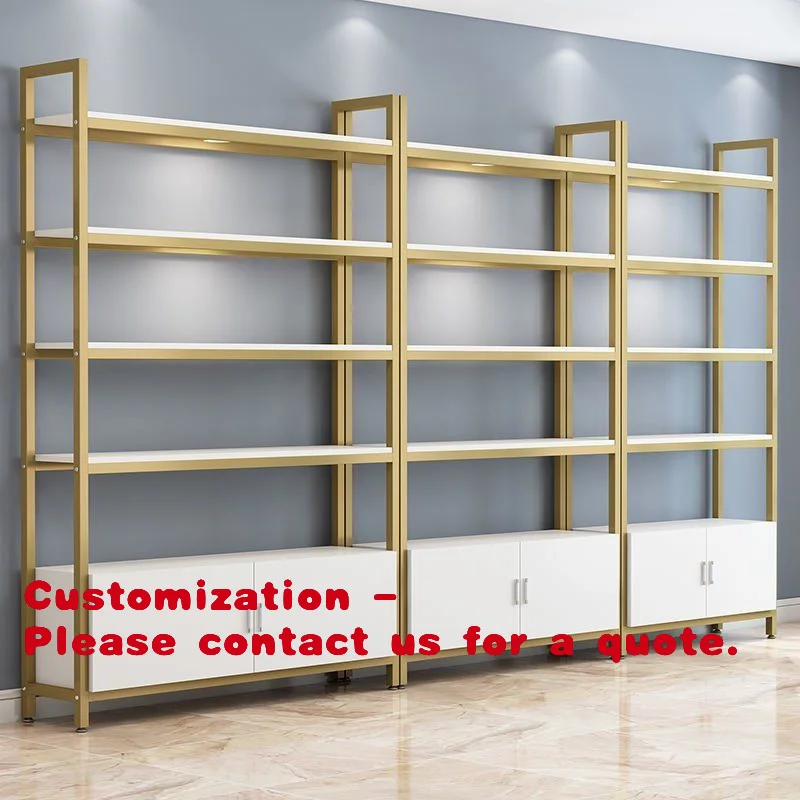

Customize.Shelf Storage Rack Floor-standing Multi-layer Supermarket Display Rack Combination Cosmetics Beauty Display Cabinet Sm